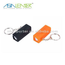 Mini Colorful silica gel LED keychain light